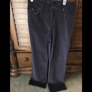 Plum corduroy 5 pocket jeans